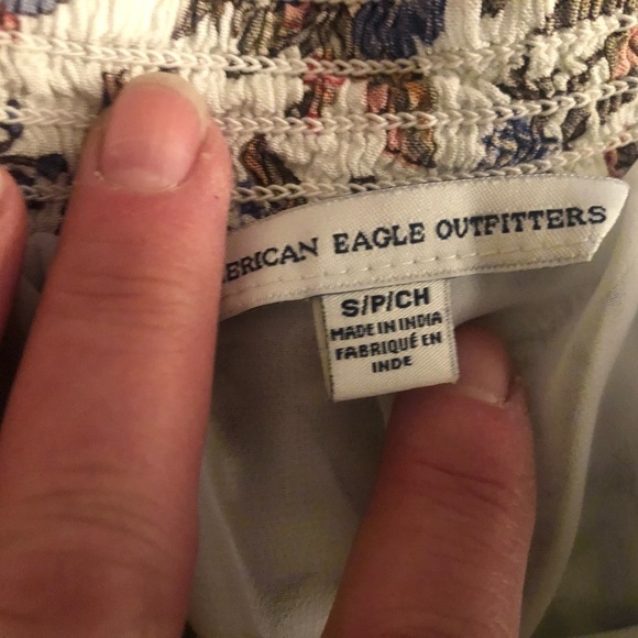 American Eagle Outfitters size small lined print wrap shorts dress up / down - Picture 4 of 10